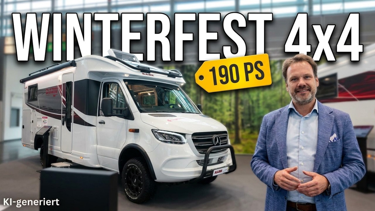 KABE Novum TRAQ 750 LGB: Das winterfeste 4x4-Luxusmobil für Extremklima!