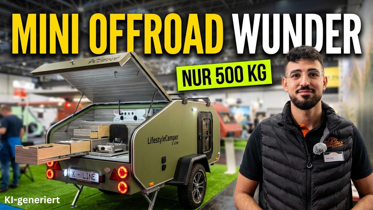 LifestyleCamper X-Line: Der extrem robuste Offroad-Teardrop-Wohnwagen im Check!